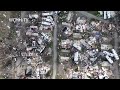 Drone footage shows devastation throughout Logan County