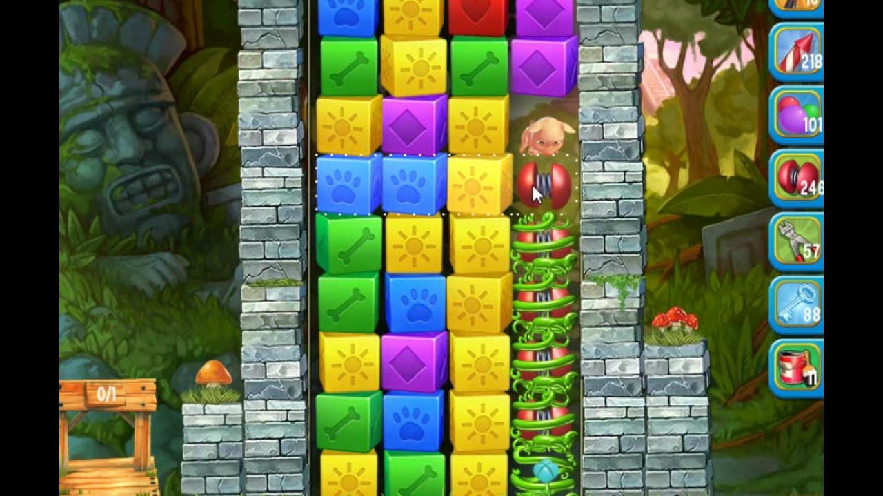 Pet Rescue Saga level 1587 no boosters 😈 ►TOBIAS DEAMON◄