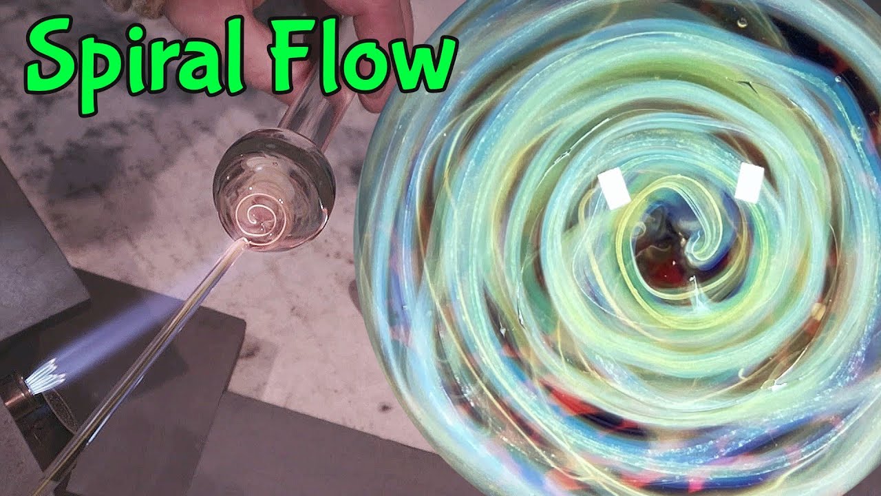 Vortex Marble Lampworking with Bill Grout / Spiral Flow / Episode 105