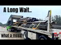 LONG WAIT TIME + A MESS OF A LOAD | DAY IN THE LIFE OF A OTR TRUCKER | 389 CUSTOM PETERBILT