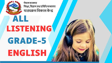 Class 5 listening. GRADE 5 NEW ENGLISH LISTENING | NEW COURSE 2080 | English listening of grade-5
