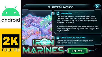 3. RETALIATION | Iron Marines: RTS offline Game | Walkthrough, No Commentary, Android