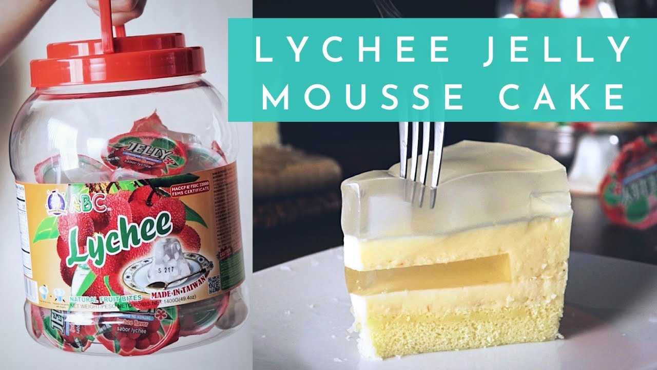 lychee rose cake this lychee mousse cake rea... (681/1524)