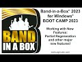 Bandinabox 2023 for windows boot camp part 1 working with the newest features