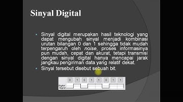 Sinyal Analog dan Sinyal Digital