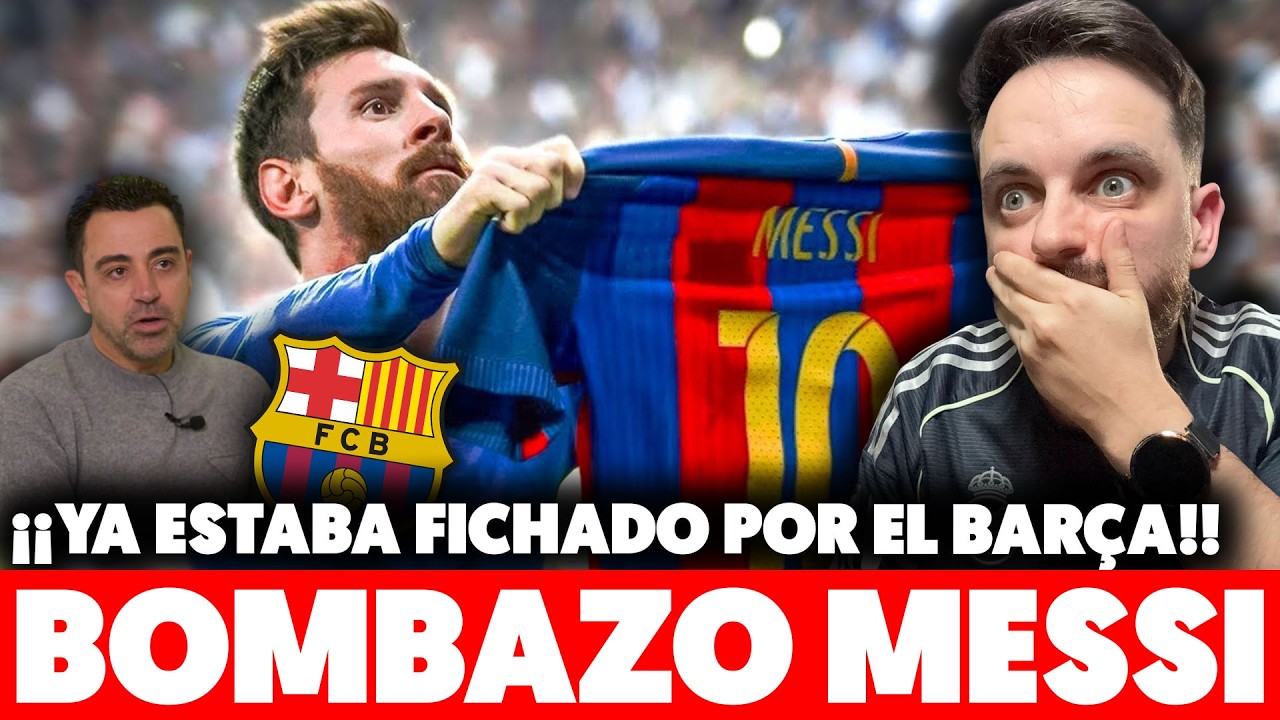 💥¡BOMBAZO! ESTALLA LA GUERRA: MESSI ESTABA HECHO… ¡PERO el BARÇA ECHÓ ATRÁS SU VUELTA! XAVI DESTAPA