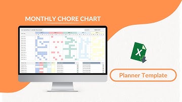 Monthly Chore Chart Excel Template