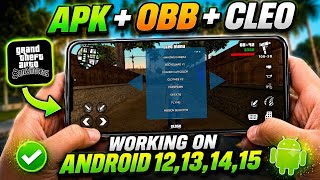GTA San Andreas Droid With Cleo Script | APK & OBB Download | 100% Working! screenshot 1