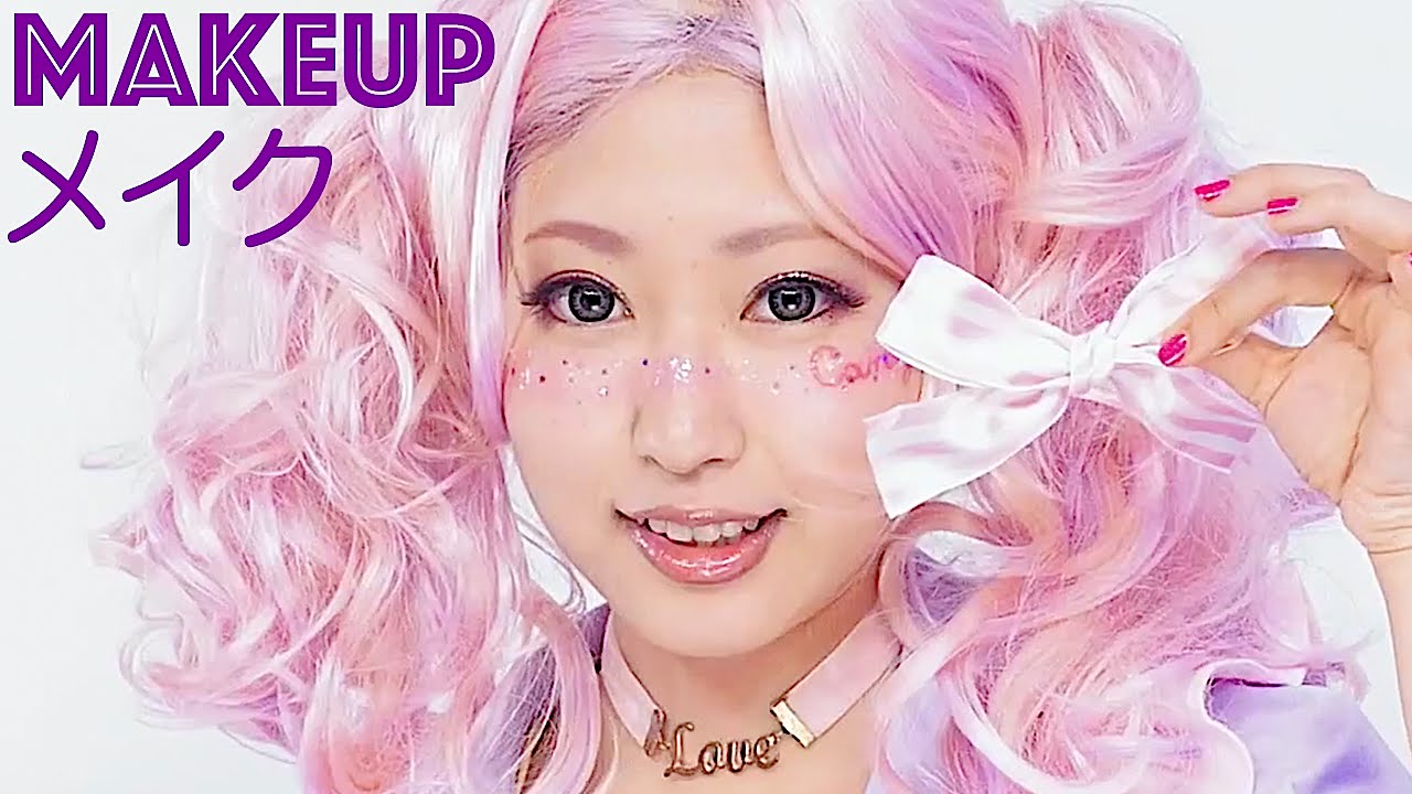 Super Kawaii MAKEUP TUTORIAL by Japanese model Kimura U with "CANDY A