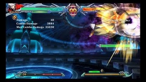 BLAZBLUE CHRONOPHANTASMA EXTEND Ragna Combo No Super