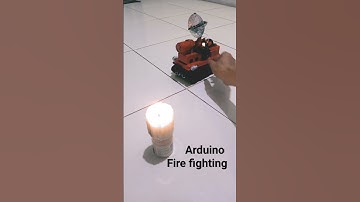 Arduino fire fighting robot #arduino #arduinoproject #firefighting