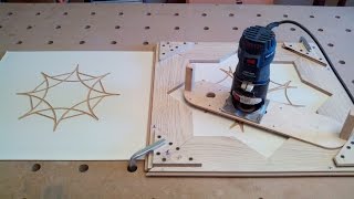 Фрезерование узоров - Router Jig Design Inlay