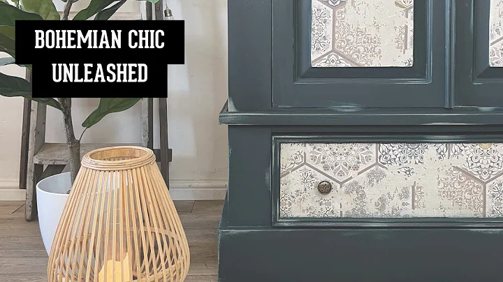 Unveiling The Decoupaged Wardrobe Into A Boho Masterpiece!