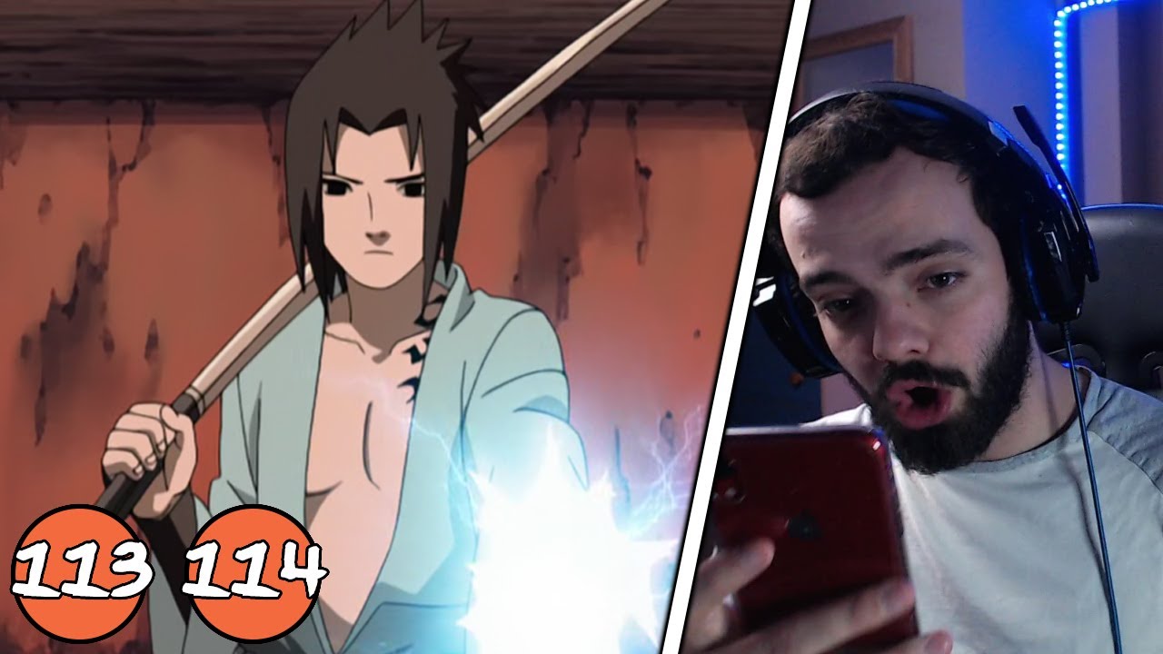 SASUKE Vs OROCHIMARU  Naruto Shippuden Episódio 113-114 Dublado