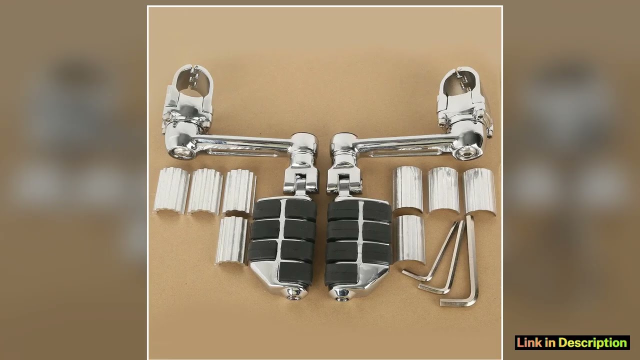 Motorcycle Adjustable Foot Rest Foot Pegs For Honda Goldwing GL1800 22mm 30mm 35mm Ultra Compact