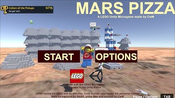 Mars Pizza: A LEGO Unity Microgame