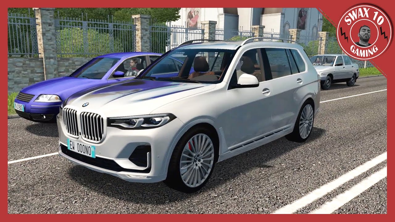 Bmw city car driving