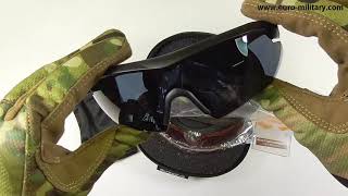 Professional SWISS EYE® NIGHTHAWK Ballistic 3 Lens Kit Military Shooting Glasses