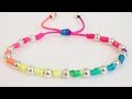 Pulseras de nudos franciscanos y perlas Tutorial de manillas en español como hacer pulseras