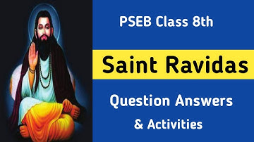 class 8 english chapter 4 saint ravidas question answer pseb 8th class english lesson 4 activities