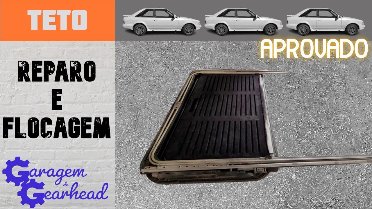 Removemos  e Renovamos o TETO SOLAR do Escort XR3