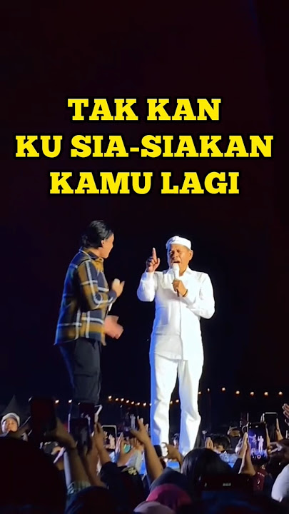 Aa Charly & KDM Duet at Gus Miftah's National Concert