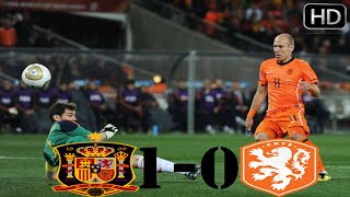 Spain vs Holland 1-0 • Goal & Full Highlights • World Cup 2010 Final
