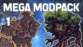 terraria 1 huge custom modpack mega modpack lets play