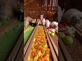 「WHO EATS FASTEST?! Barn ASMR Feast! 🐖👩‍🦰🐱🐼 #challenge #funnyanimals」　　#funny 　#baby #cute
