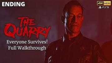 The Quarry PS5™ Walkthrough Gameplay (Everyone Lives) Final Part - No Commentary