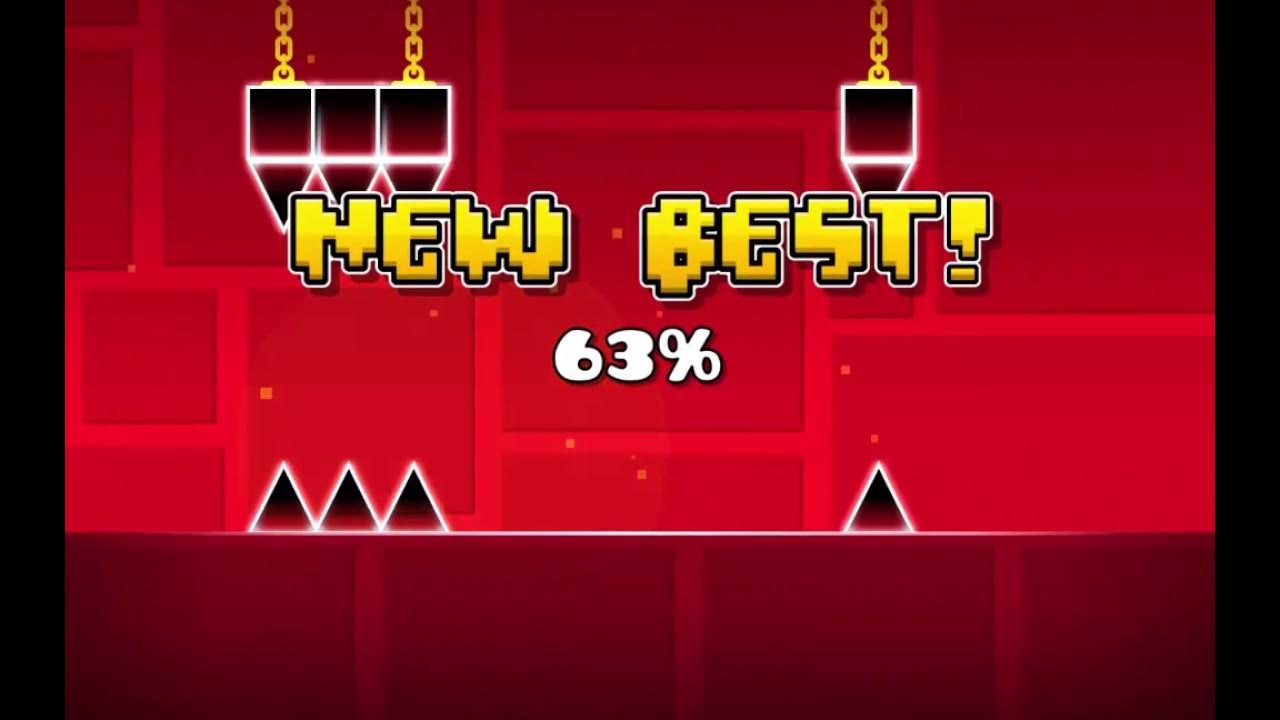 Geometry Dash Lite последний уровень. Игра кубик прыгает через