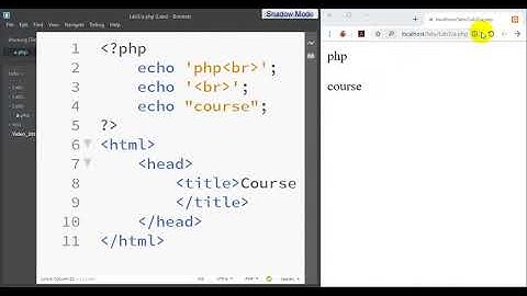 2. برمجة ويب : أساسيات php، المتغيرات | php web programming
