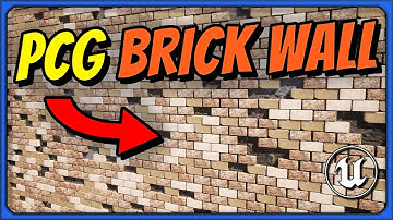 Procedural Brick Wall Using PCG | Unreal Engine 5.2