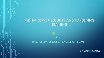 LINUX SERVER SECURITY AND HARDENING Part -1