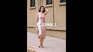 AplusMall 빅사이즈 여성 블렌딩 서스펜더 스커트 여름 프렌치 시크 스타일 V넥