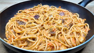 The 3 best pasta recipes with eggplants! It's so delicious, you'll make it every day!