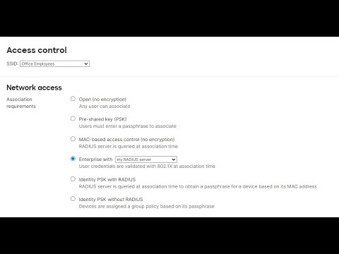 Meraki WiFi Network