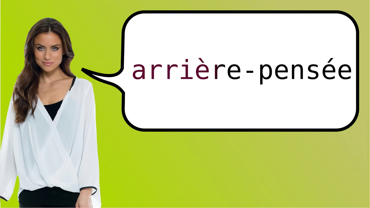 how-to-say-hidden-agenda-in-french-youtube