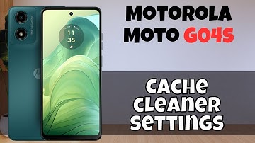 Motorola Moto G04s Clear Cache || How to clear cache || Cache cleaner settings