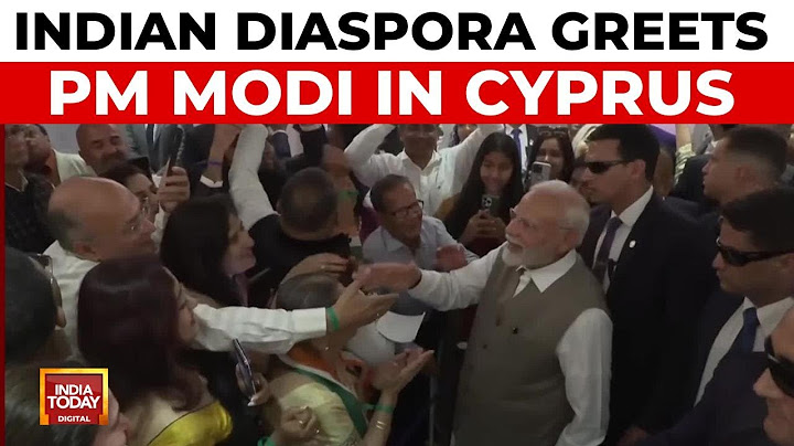 PM Modi Cyprus Visit: First Indian Prime Minister To Visit Cyprus In 23 Years, Meets Diaspora