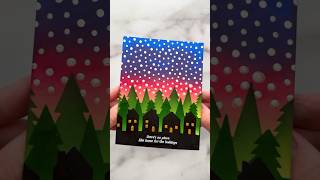 This DIY Christmas Card Will WOW You!🤯 ASMR Crafting #asmr #craft #christmas #diy