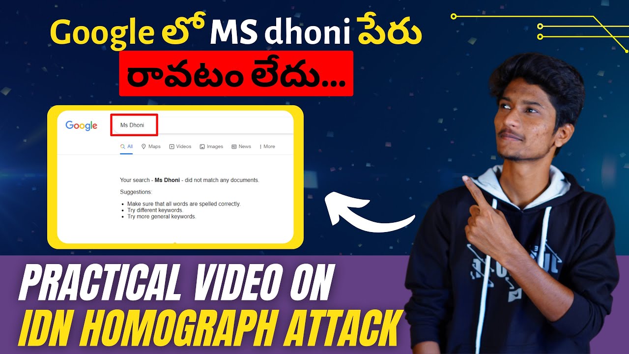 IDN Homograph Attack Explained in Telugu || Learn Ethical Hacking in Telugu || Ranjith Adlakadi ||