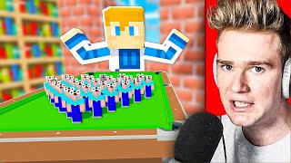 KTO OSTATNI ZOSTANIE na STOLE do BILARDA = WYGRYWA | Minecraft Extreme