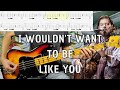 The Alan Parsons Project - I Wouldn't Want To Be Like You (Bass Cover Play Along)