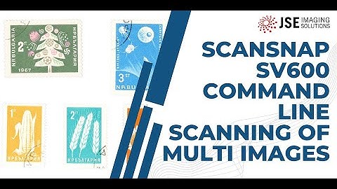 Command line scanning of multiple images with Ricoh ScanSnap SV600, SnapTwain and TWAINCommander 📷