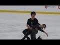 公式練習 三浦璃来 / 木原龍一 オータムクラシック Riku MIURA / Ryuichi KIHARA
