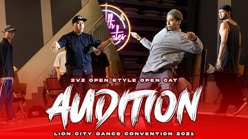 YMG vs RAW-KIN | Audition | 2v2 Open Style Open Cat | Lion City Dance Convention