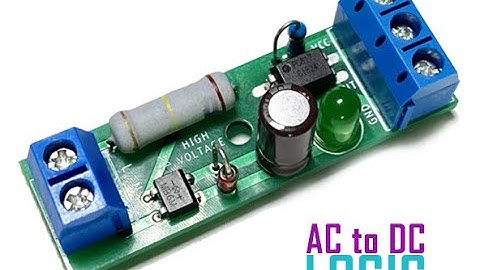 Sensor Deteksi Tegangan AC to DC Logic Dengan Arduino