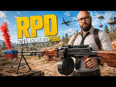 PRIMEIRAS IMPRESSÕES DA RPD A NOVA SUPER ARMA DO PUBG