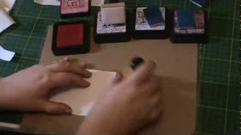 Distress Ink Tutorial #1- Basics and Blending